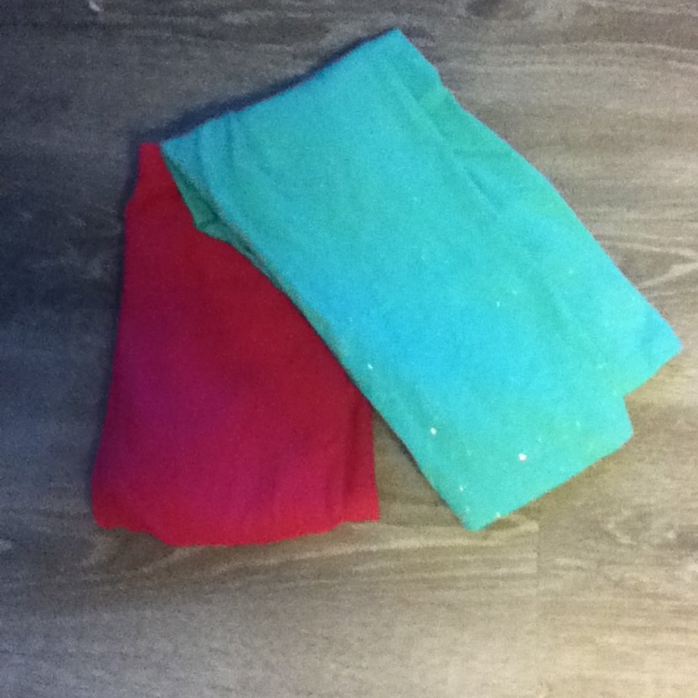 kids green and pink pants